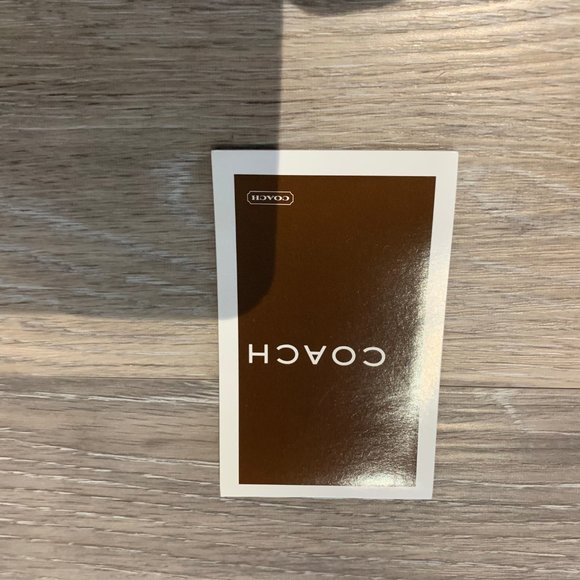 NWT COACH LEATHER SKINNY RED WRISTLET - Picture 6 of 6